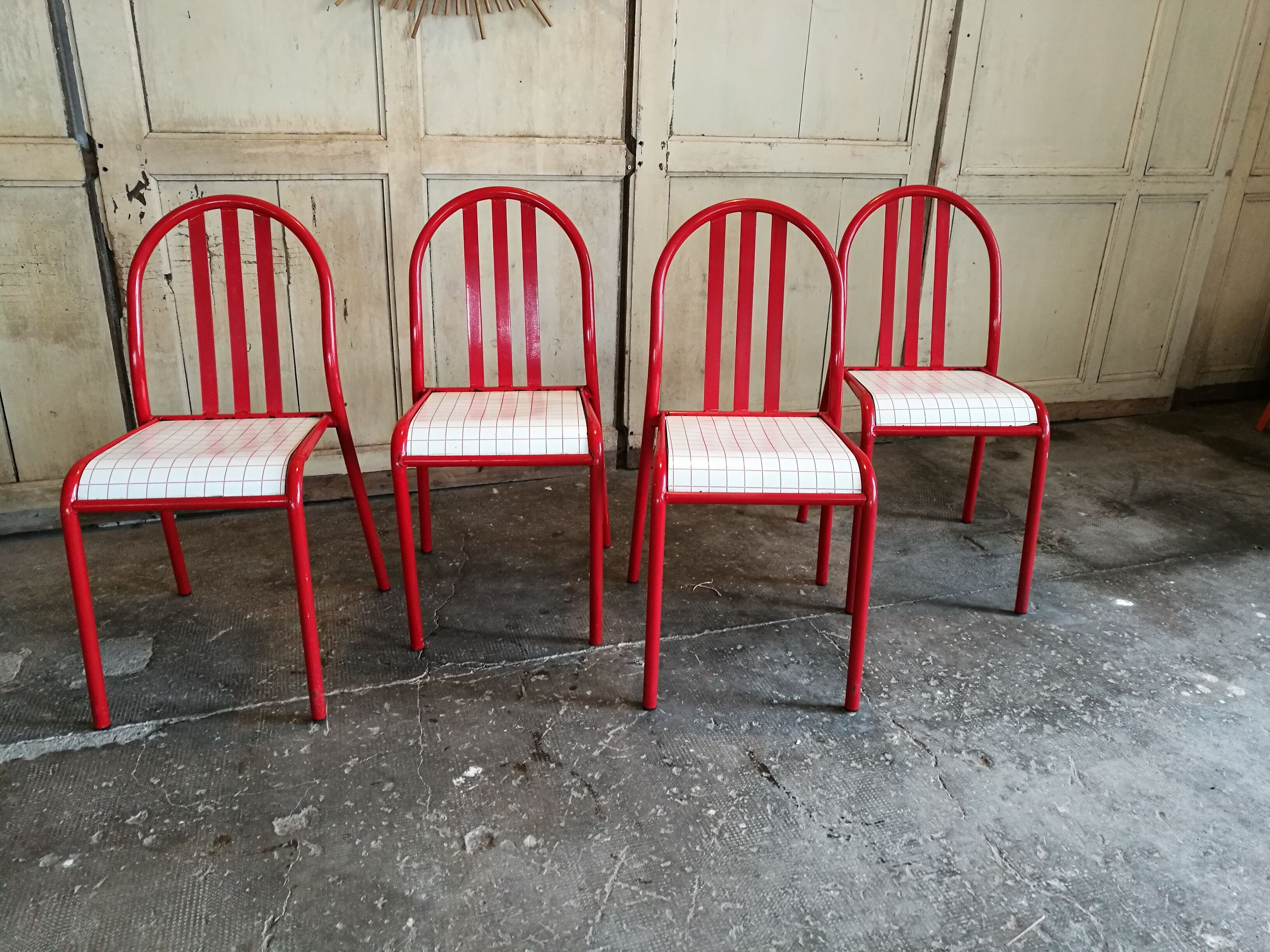 Set of 4 chairs Robert Mallet Stevens