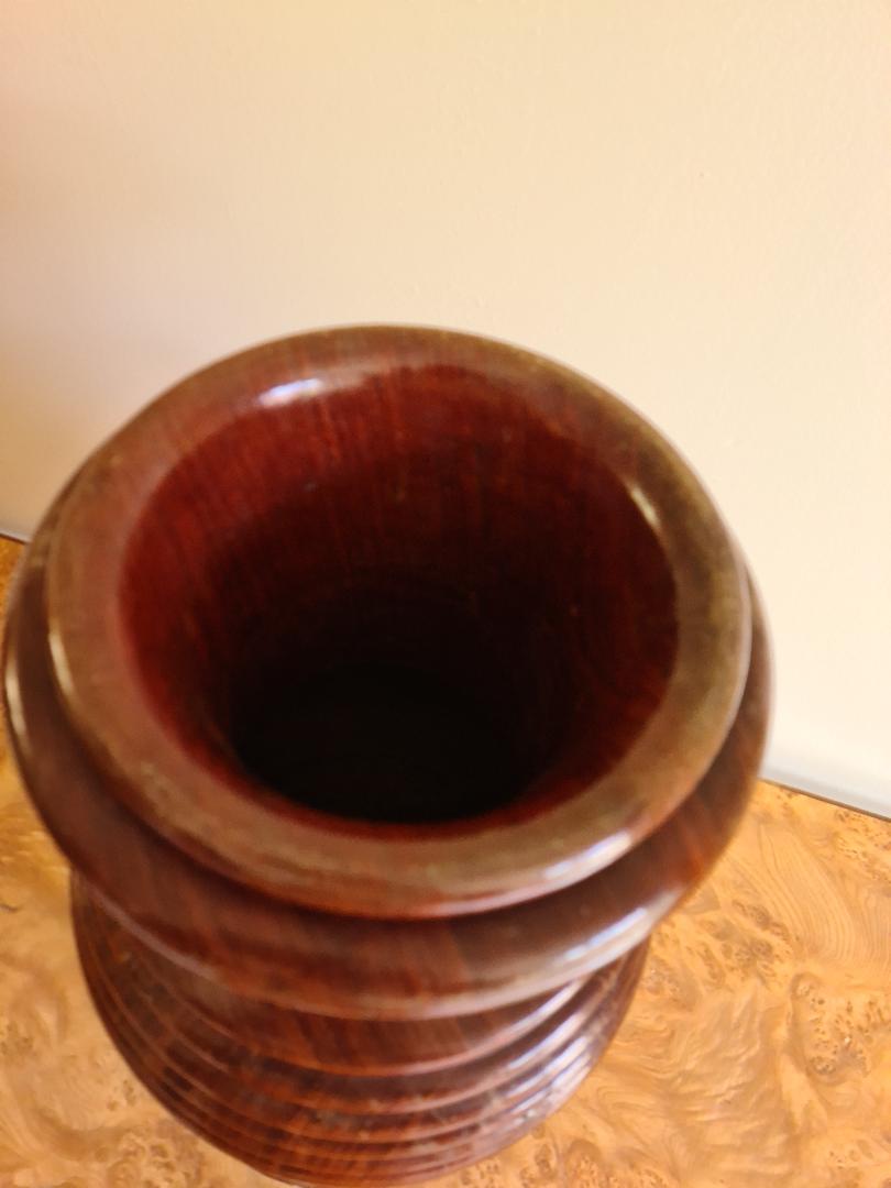 Mahogany walking rod holder