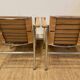 Paire de fauteuils de style Le Corbusier LC1