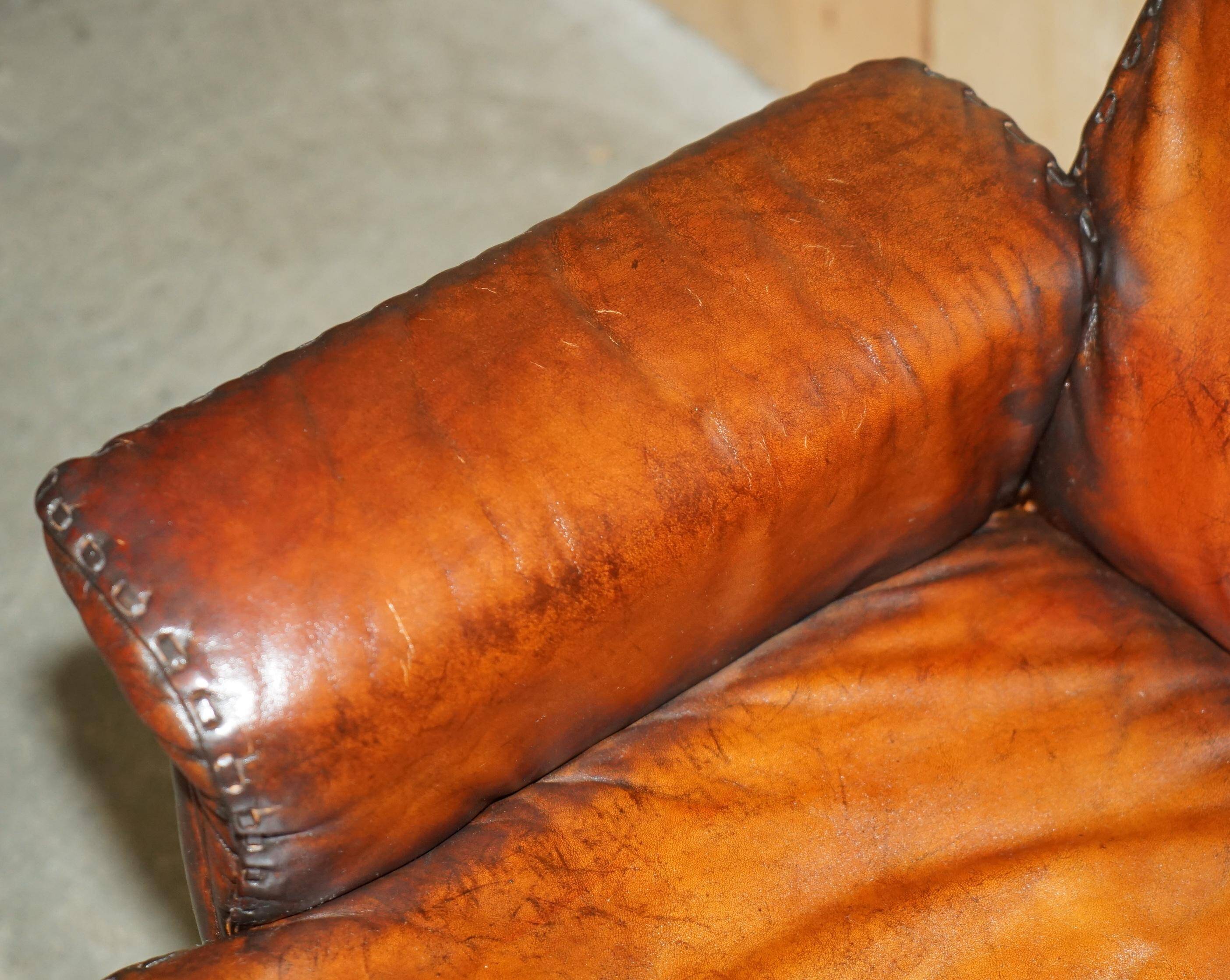 Mid Century Modern swivel office chair De Sede DS35 leather