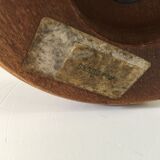 Lamp in stone and wood turned by noaïlles