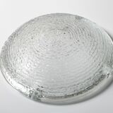 Vintage Clear Glass Henninger Meister Spezial Bier Round Ashtray / Germany