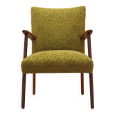 Fauteuil danois vert, années 1960