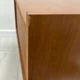 Pair of 1960s bedside tables compass feet