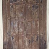 Porte ancienne en bois avec cadre