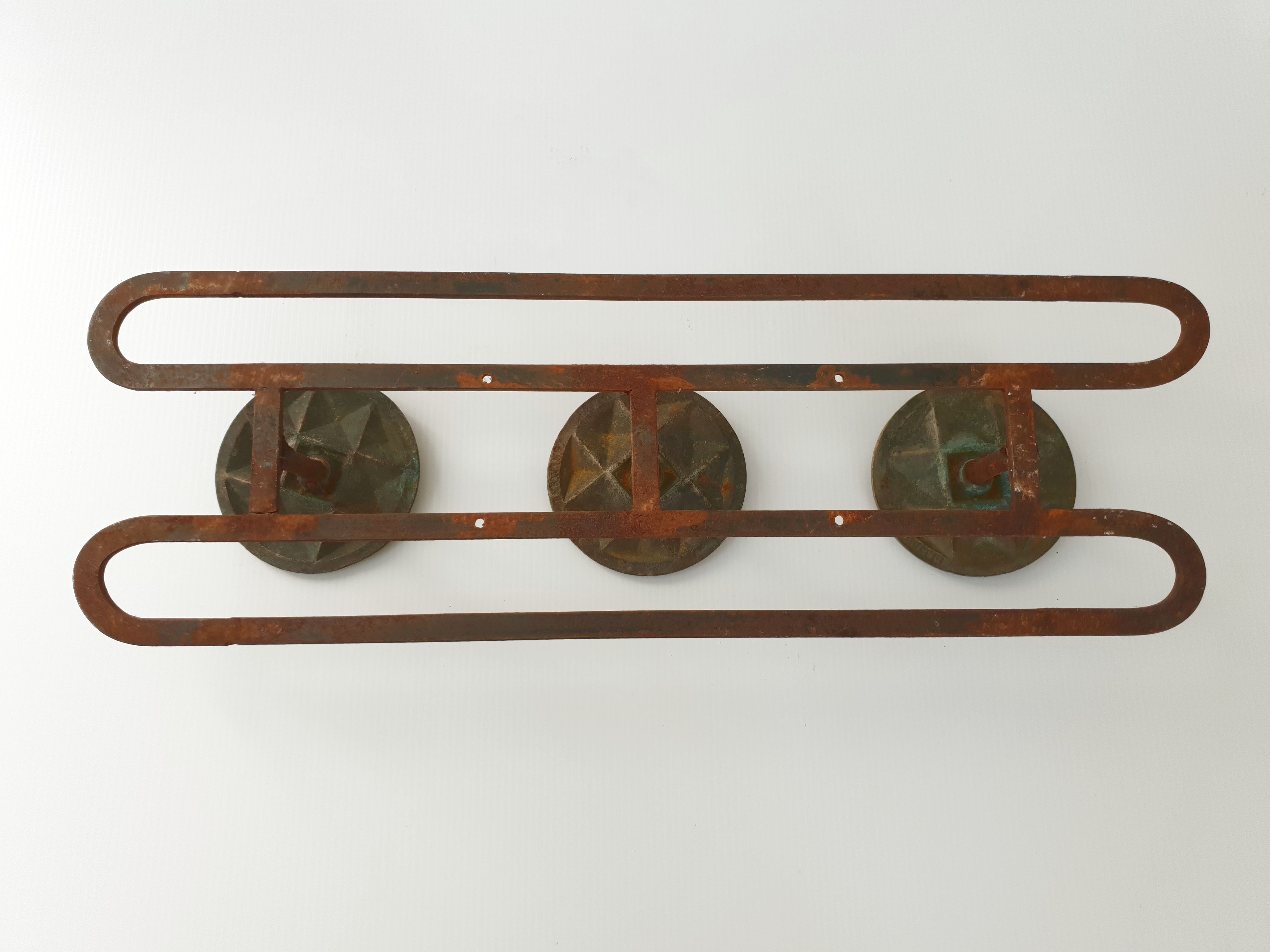 Berwing vintage art deco wall coat holder