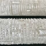 Set of three Barovier murano glass wall sconces