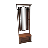 Old coat rack mirror cloakroom circa 1950