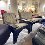 Cassina Hill House Set, Sofa and easy chair by Charles Rennie Mackintosh