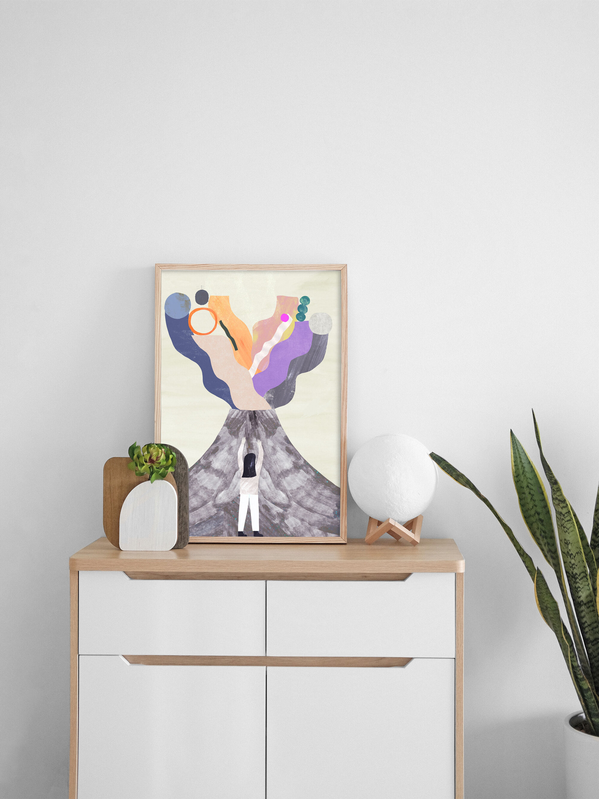 L’illustration colorée de l’esprit créatif