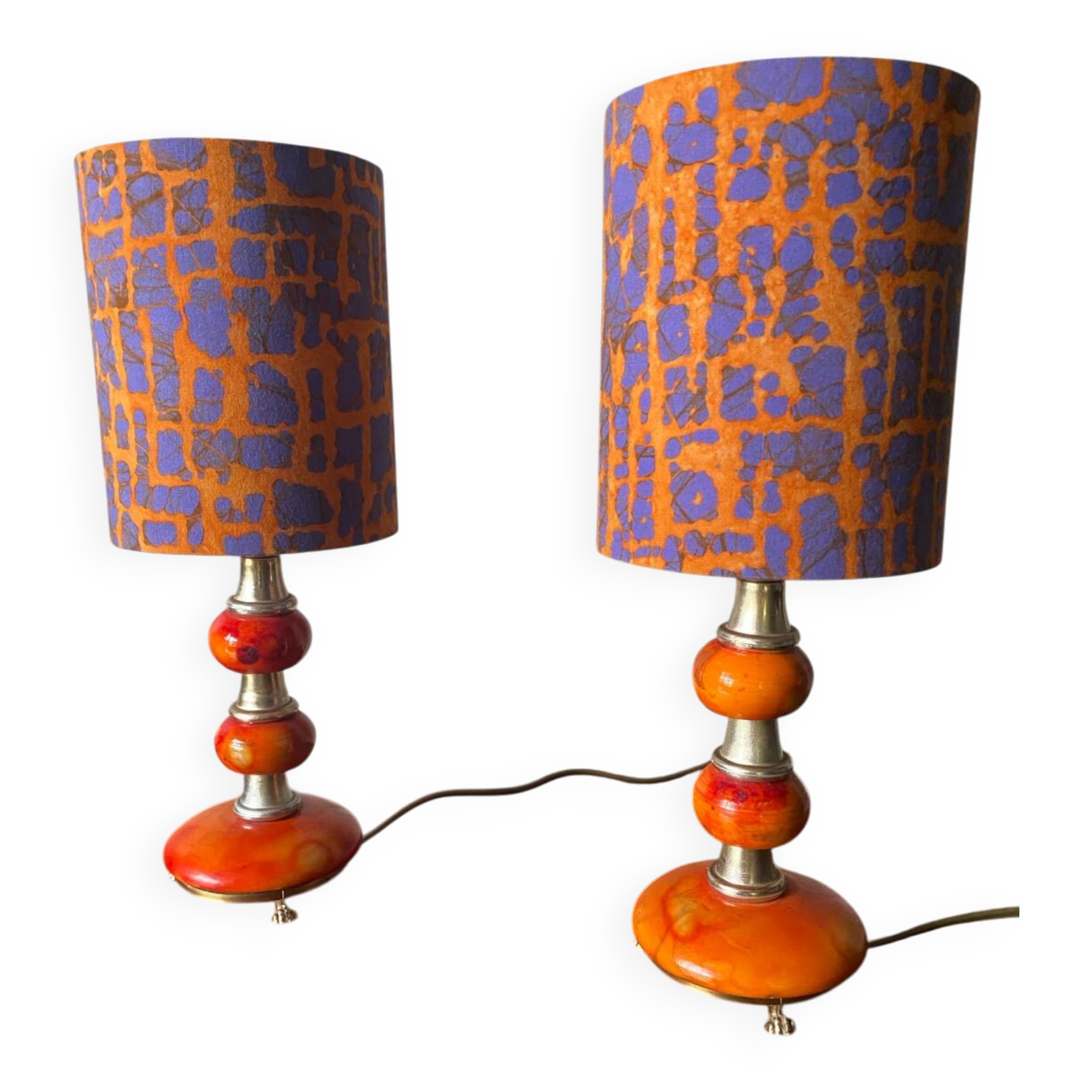 Pair of vintage bedside tables