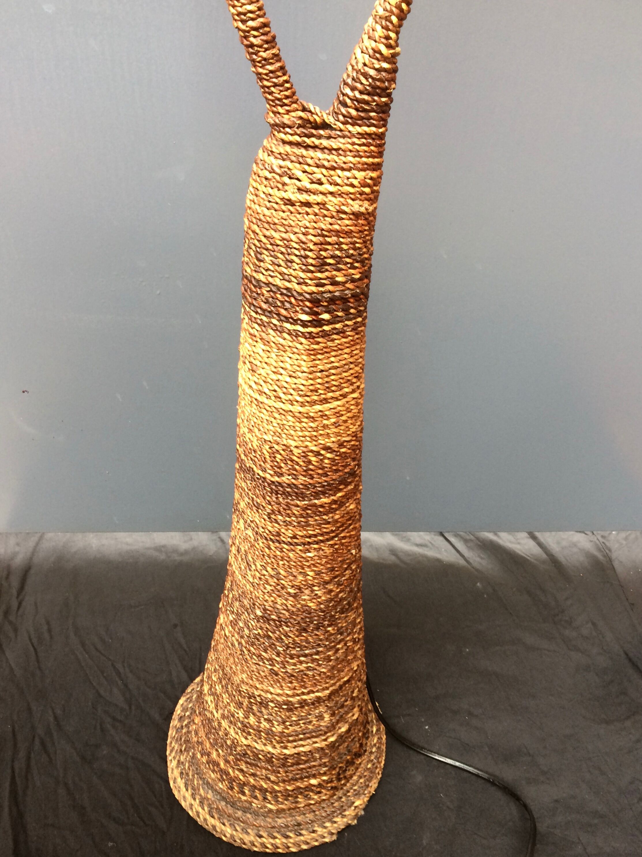 Carnival lamp in Fiber of Glass and Wicker