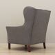 Fauteuil à oreilles, design danois, années 1970, production : Danemark