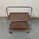 Mid-century folding serving trolley by Bremshey Solingen, 1950s