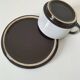 Tasse petit déjeuner grès bicolore