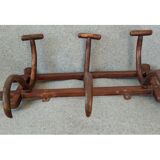 Curved wooden coat rack circa 1900