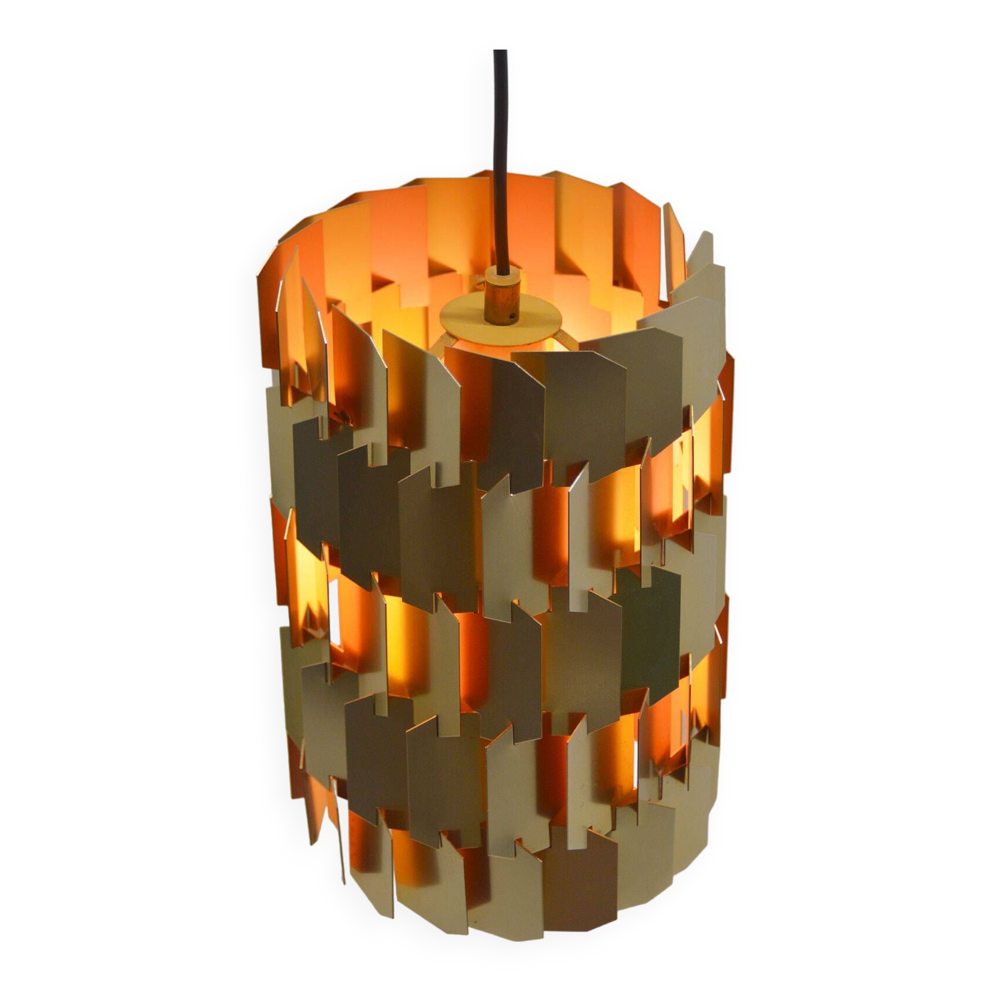 Danish Facet lamp designed by Louis Weisdorf for Lyfa, 1960s