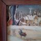 Tableau huile sur toile paysage enneigé