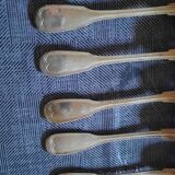 12 silver-plated soup spoons