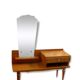 Vintage varnished wood dressing table 1950-1960