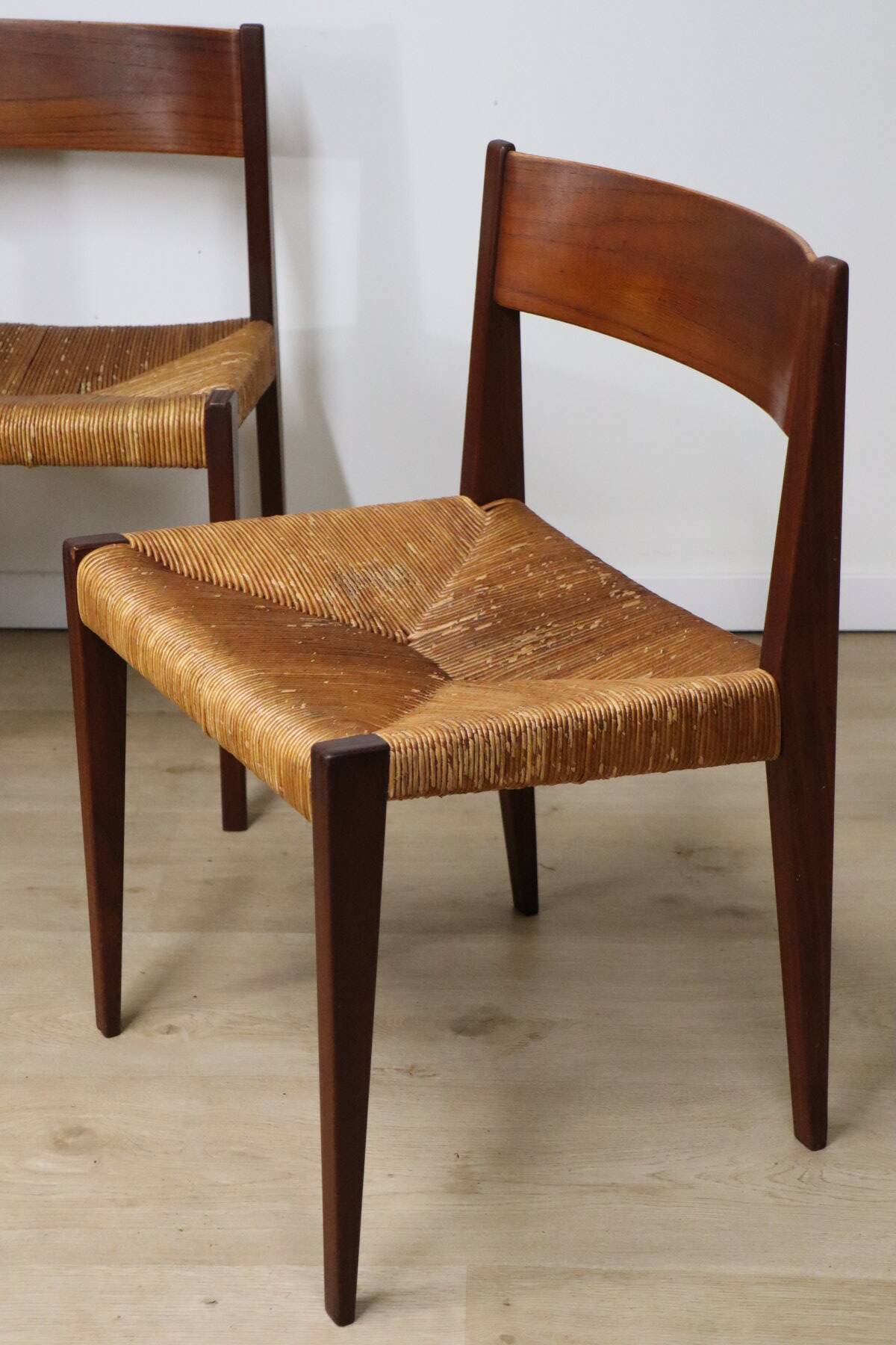 Set of 4 Scandinavian chairs, "Pia" model, by Poul Cadovius, 1960