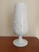 Vase signed Pol Chambost in white enameled ceramic
