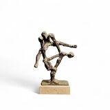 Velilla ubago, bronze sculpture “pídola” signed and numbered, 20th century