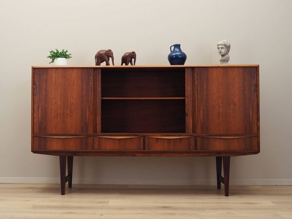 Enfilade en palissandre, design danois, années 1960, designer : EW Bach