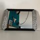 Renovated antique art deco mirror