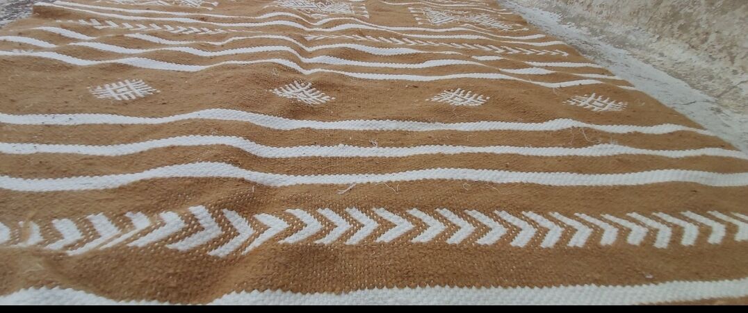 Handmade multi-coloured kilim rug in pure wool  143x90cm