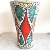 Vallauris ceramic vase, 1970