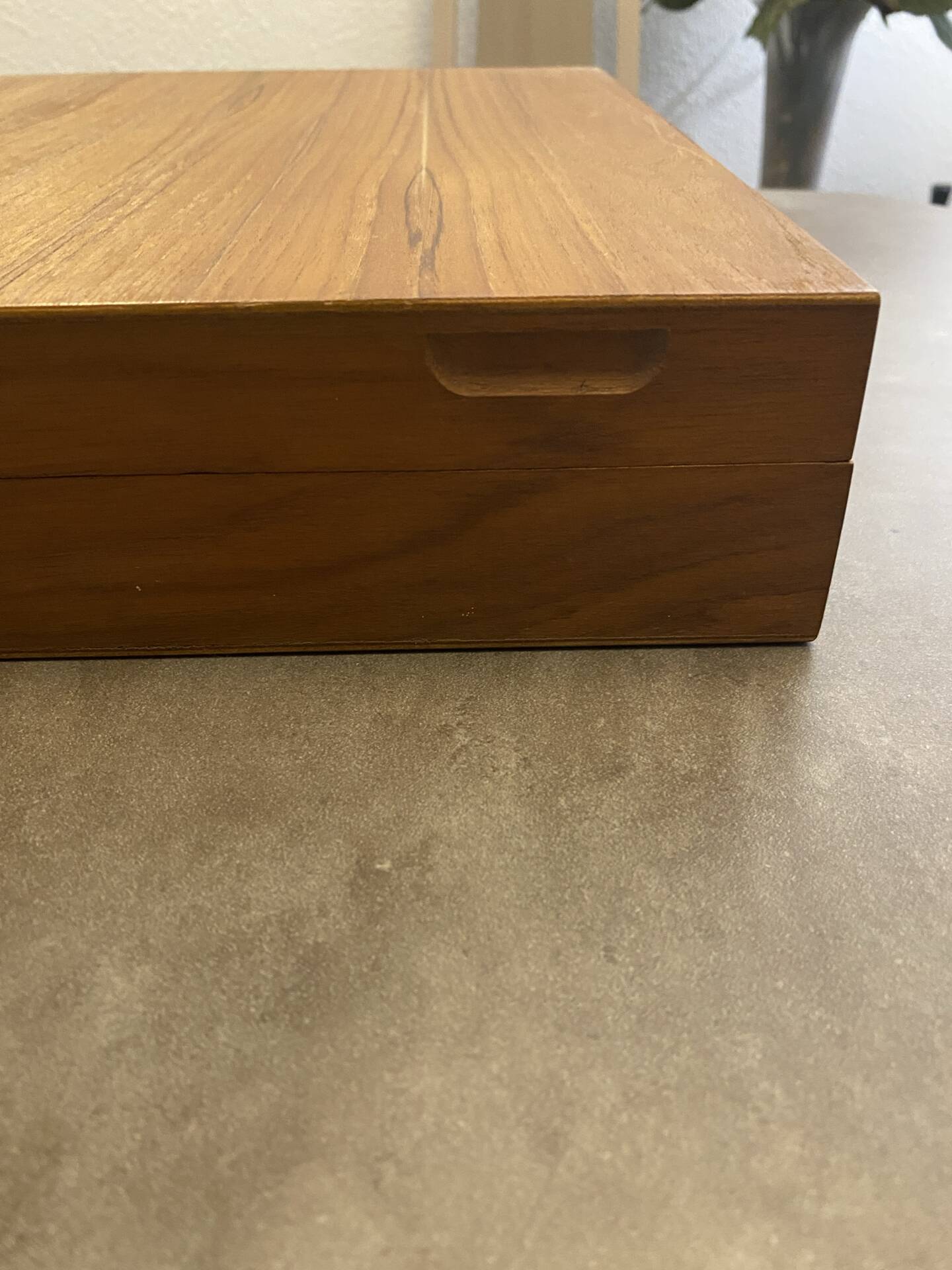 Ménagère Vintage Laiton & Teck Style Mid-Century – 1960/1970 – Manches