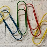 Vintage trombone coat rack.