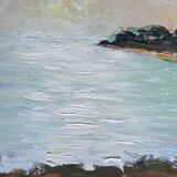 Tableau HSP Marine "Un coin de Bretagne" + cadre