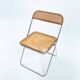Castelli Plia wicker folding chairs Giancarlo Piretti, set of 8