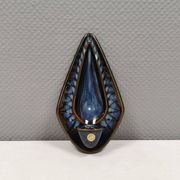 Søholm wall candlestick made of ceramic and in blue colors/shades 1960s