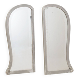 Set of two mirrors in pine frame, Danish design, 1960s, production: Denmark