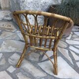 Fauteuil rotin enfant