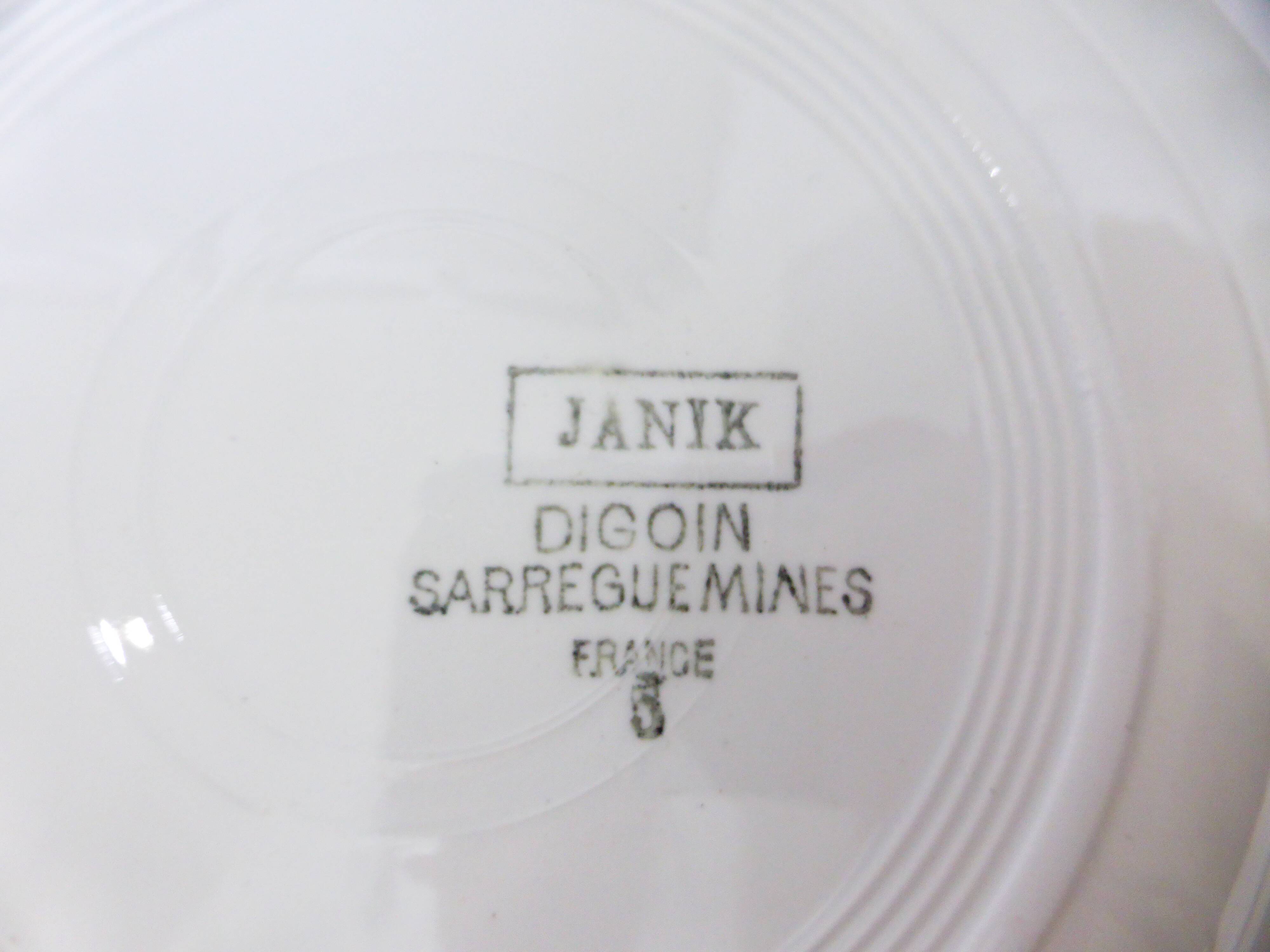 3 vintage soup plates in a jumble