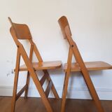 Lot de 2 chaises pliantes  Baumann