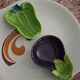 Duo of firm vegetable ceramic bowls