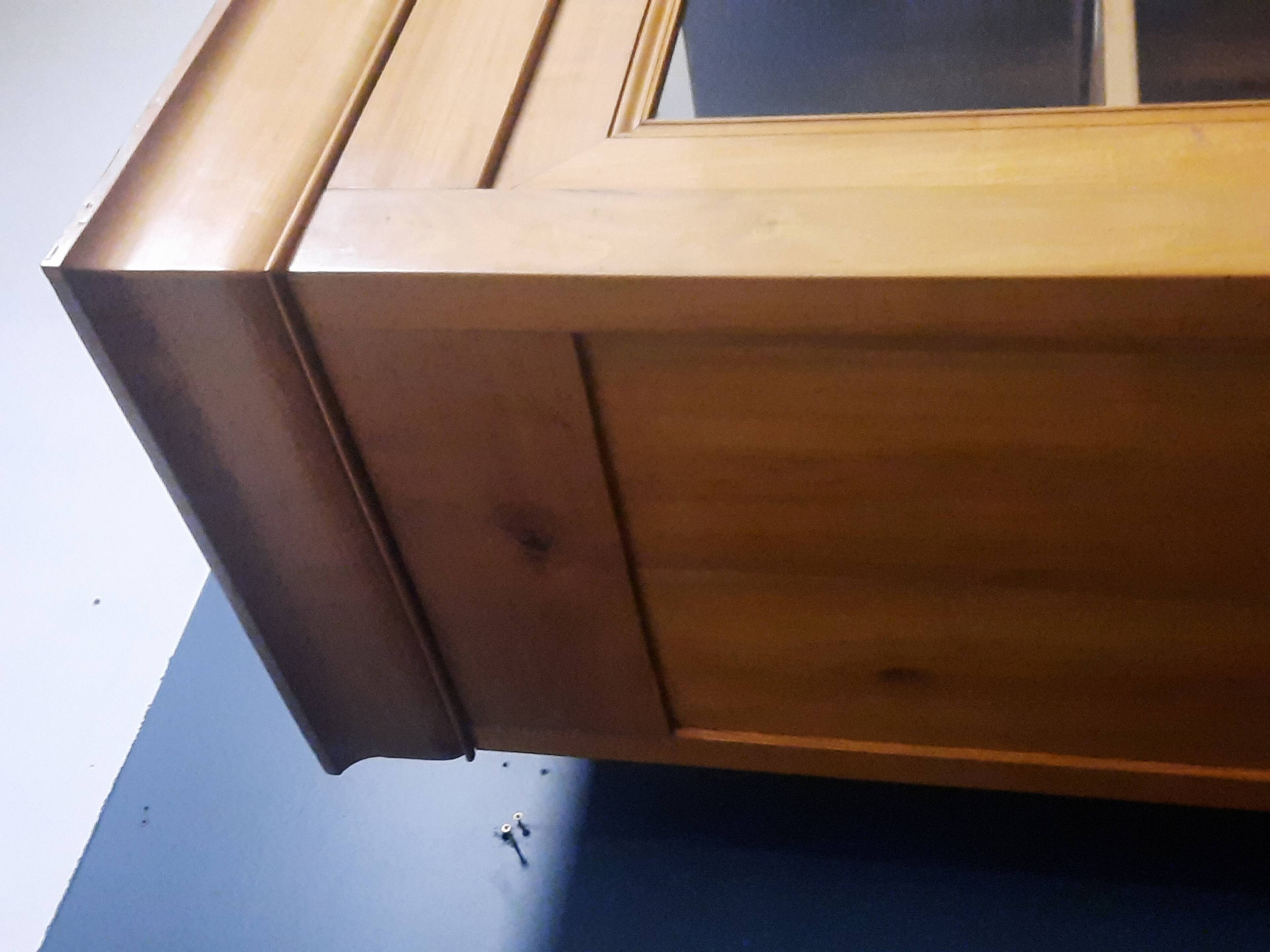 Louis Philippe style cherry wood bookcase