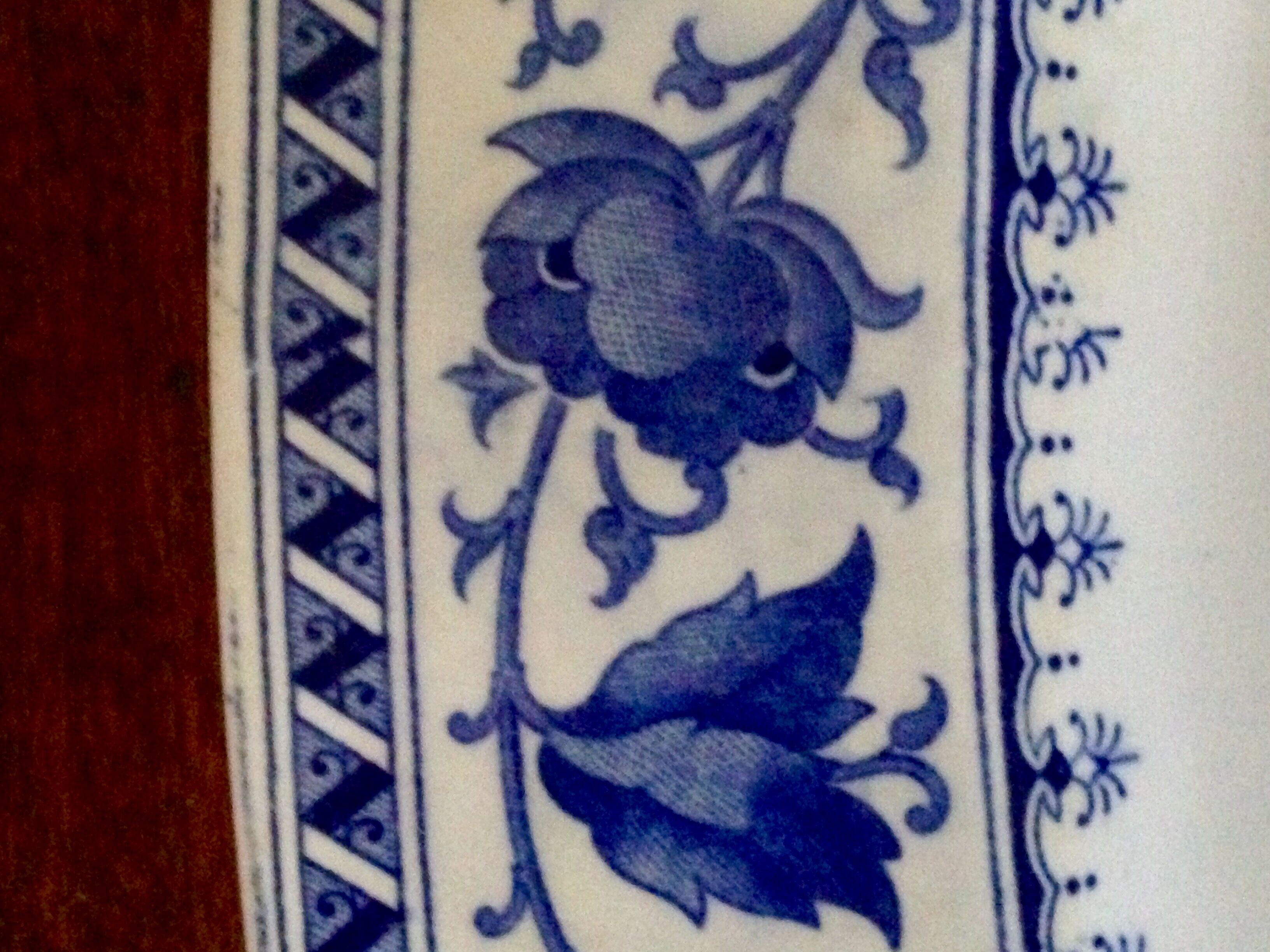 Dish Sarreguemines circa 1900