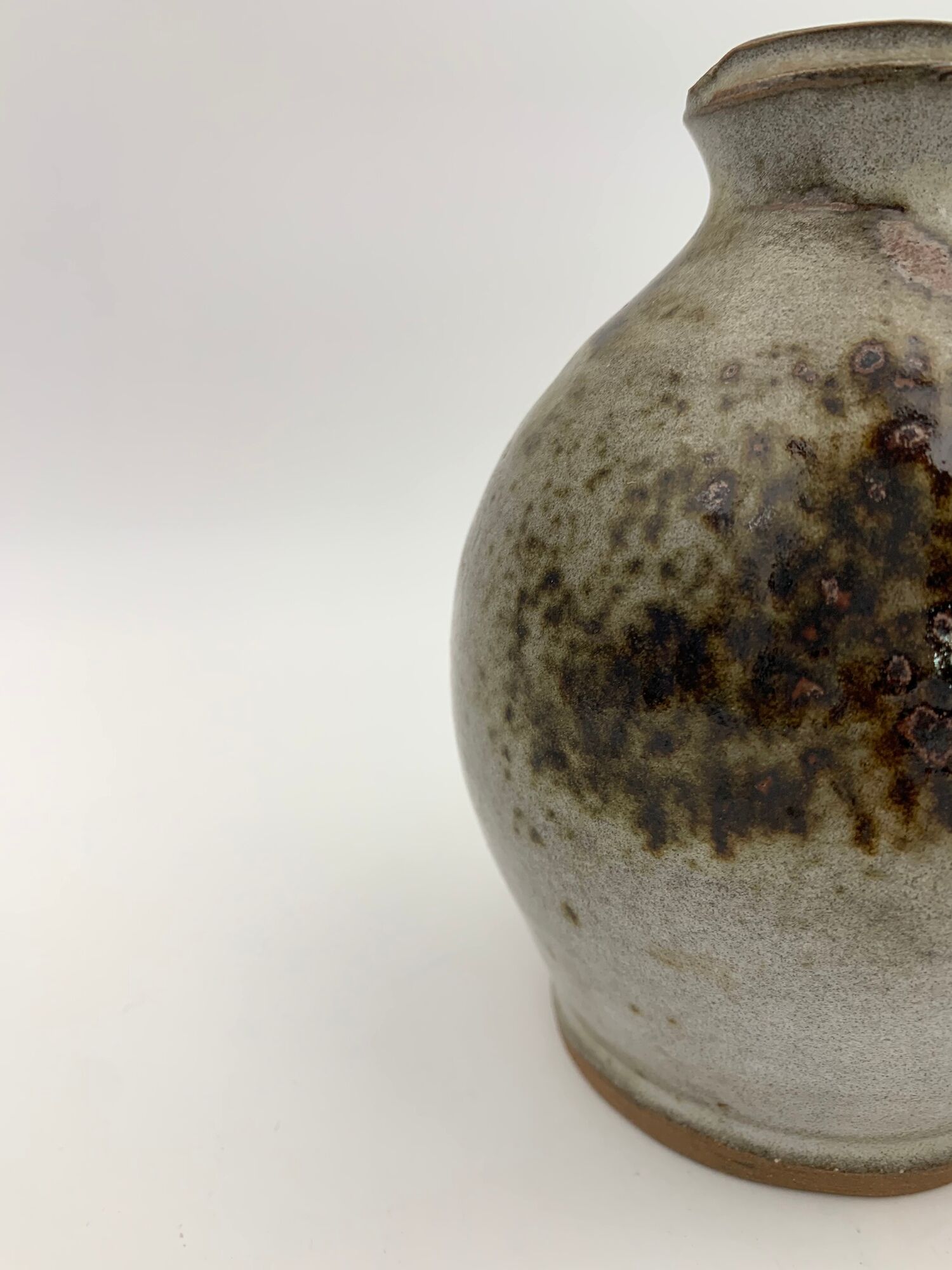 Vintage ceramics, enamelled sandstone, signed Thierry and Chantal Robert - 1960s