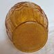 Art Deco Vase in Cracked Amber Crystal