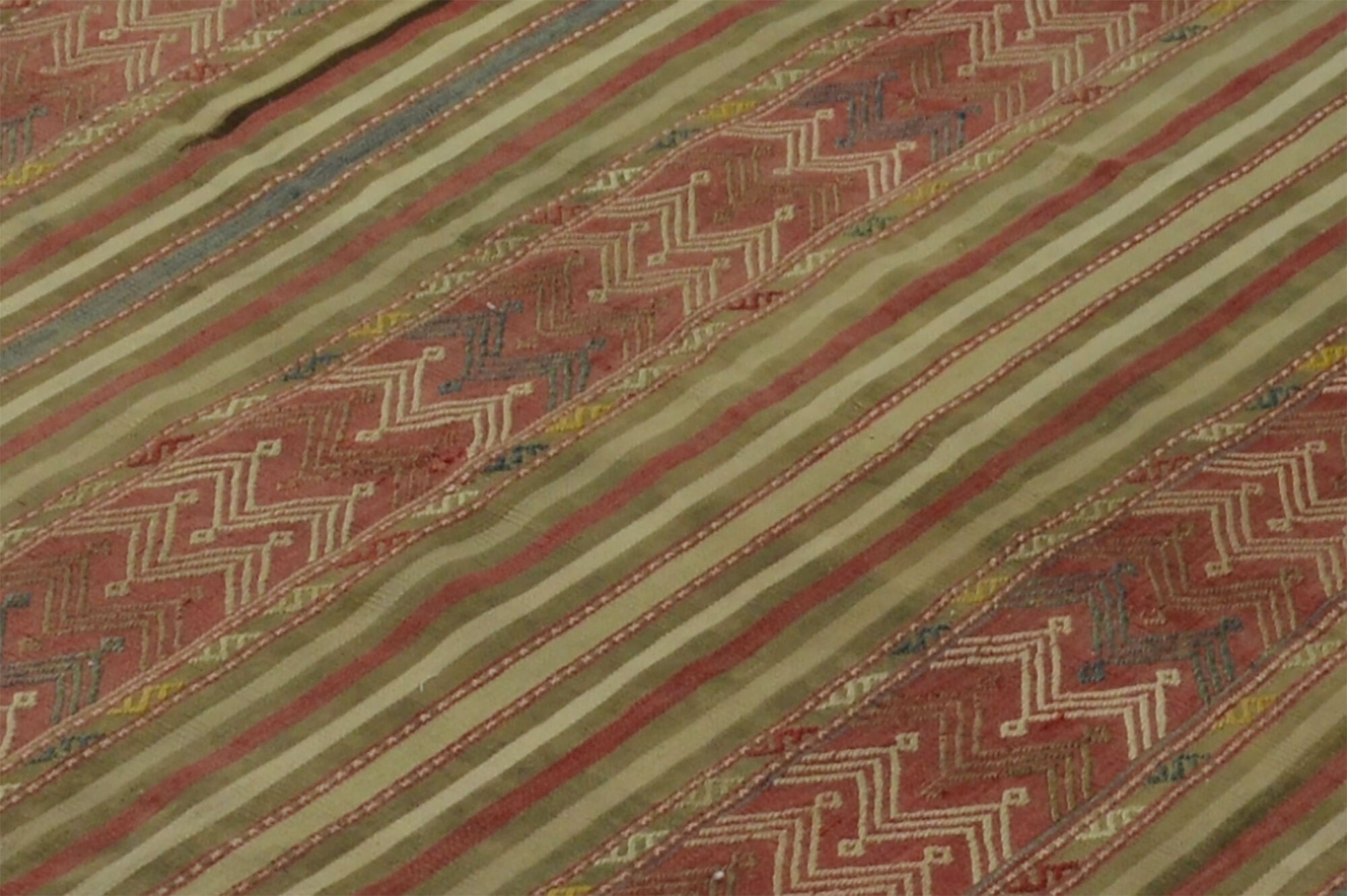 Anatolian handmade kilim rug 276 cm x 144 cm