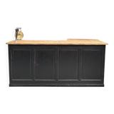 1920 solid oak bar counter