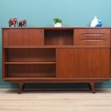 Buffet haut en teck, design danois, années 1960