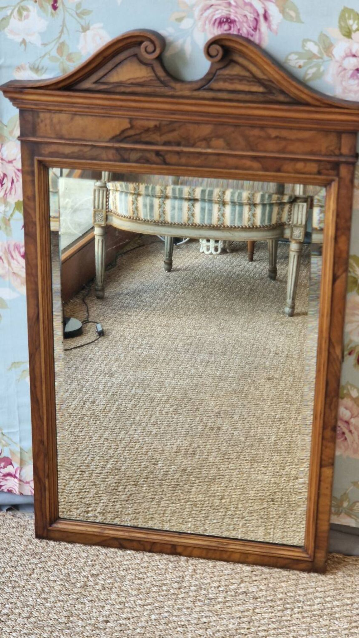 Miroir en noyer