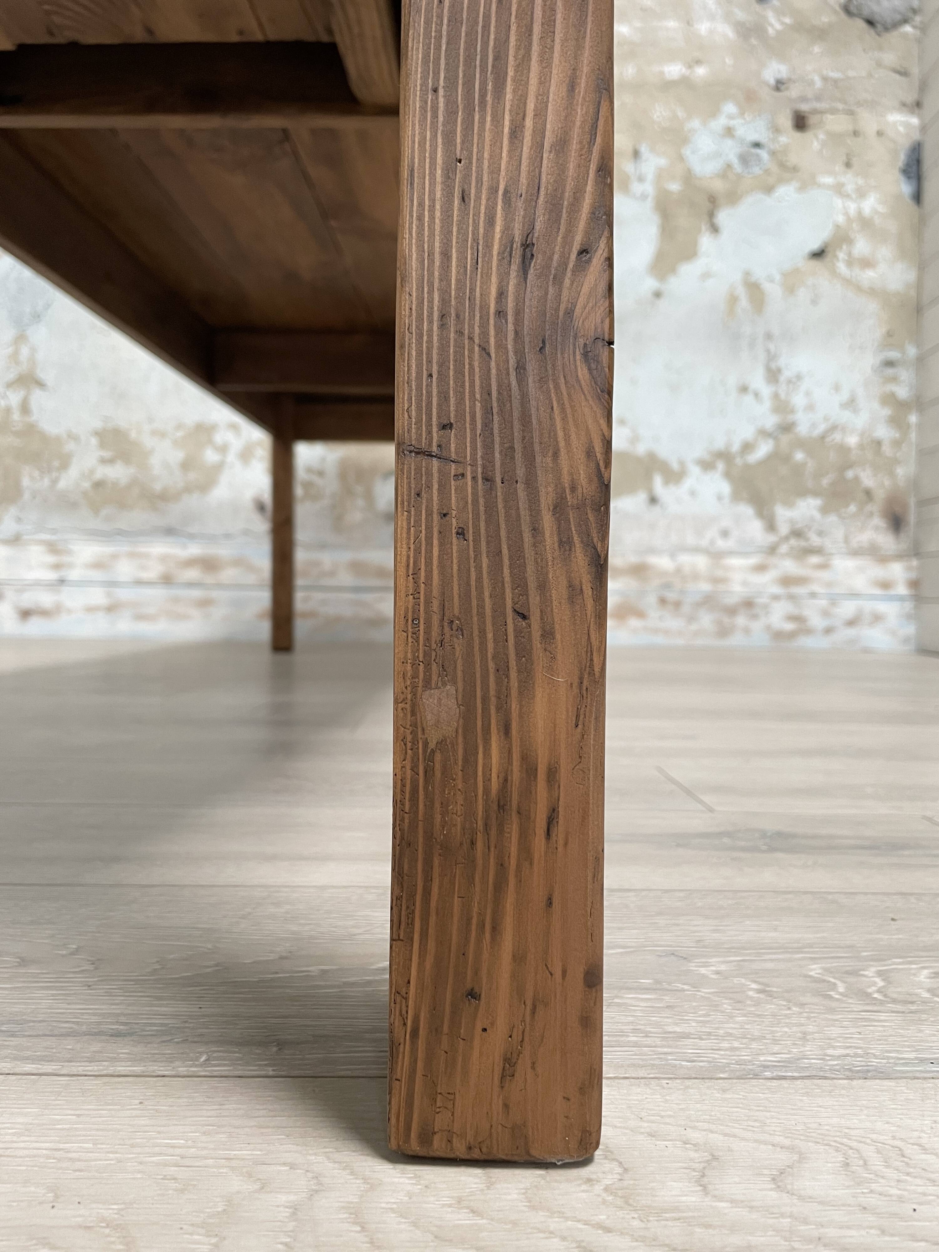 Vintage solid fir farm table.